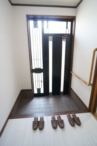 上牧２４号の玄関