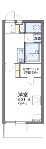 レオパレスラ　グラシューズの間取り|代表的な間取のため実際の間取とは異なる場合があります