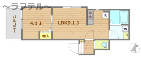 Aimer所沢の間取り|4