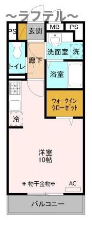 セジュールＺＥＮⅢ　Aの間取り