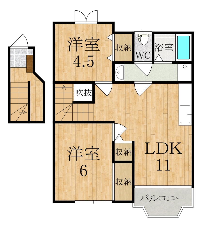 エクシージュⅠの間取り