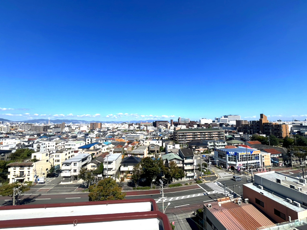 浜甲子園グリーンマンションの展望|北側バルコニからの眺望