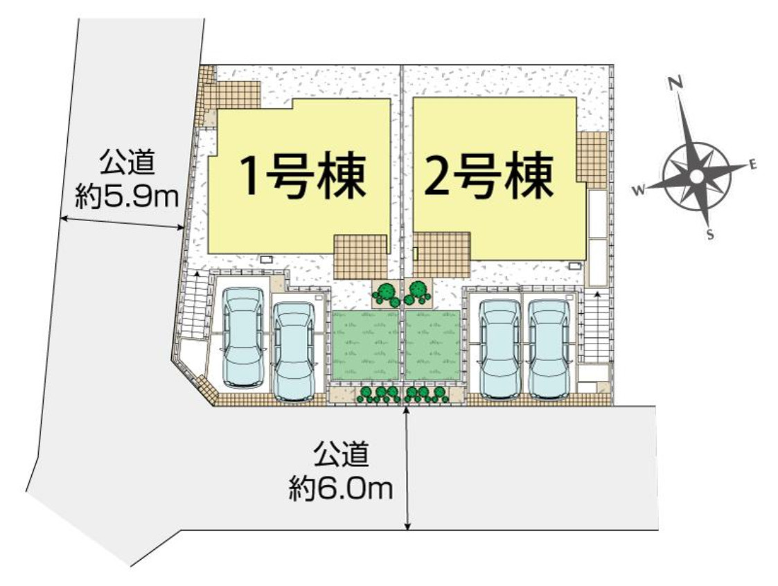 横浜市磯子区洋光台1丁目 新築戸建て【仲介手数料無料】の間取り
