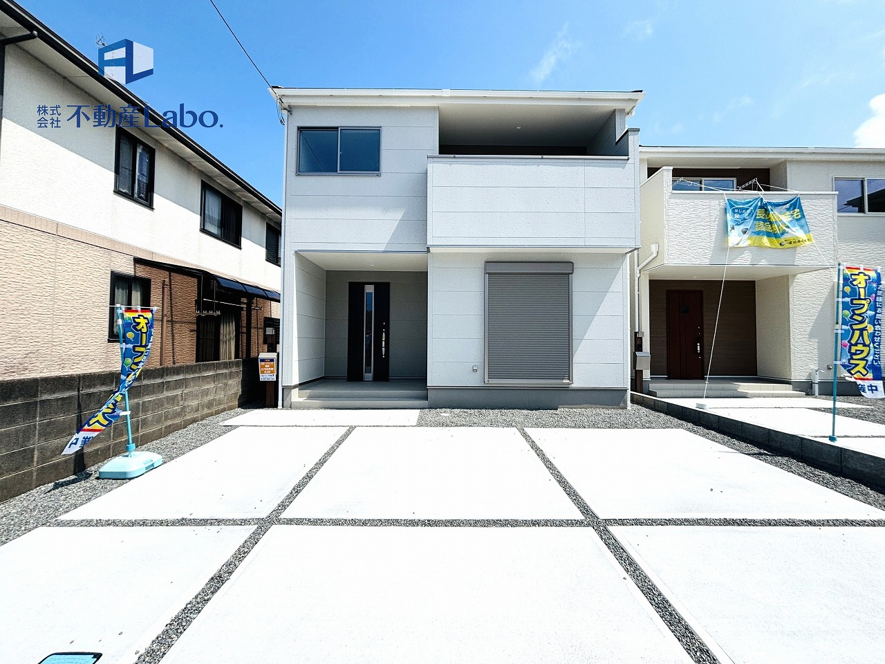 リーブルガーデン　沼津市東間門　全3棟の外観|～本日ご見学が可能です～
土日祝日はもちろん、平日のお仕事終わりのお時間でもご内覧可能です♪ ご見学ご希望がございましたらお気軽にご相談ください！ お問い合わせは、090-6400-6118まで♪
