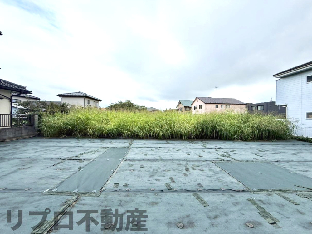 野田市花井　売地の外観|横幅約18.85mの広々とした敷地！
ゆとりのある土地の広さをぜひ現地でご確認ください!