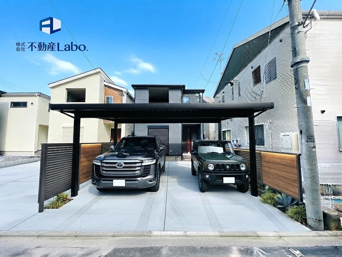 リーブルガーデン　葵区瀬名中央4丁目　全4棟のその他|●外構CG● 外観写真のカーポート、車はCGでイメージとなります。別途、追加工事でカーポートの設置も可能です♪