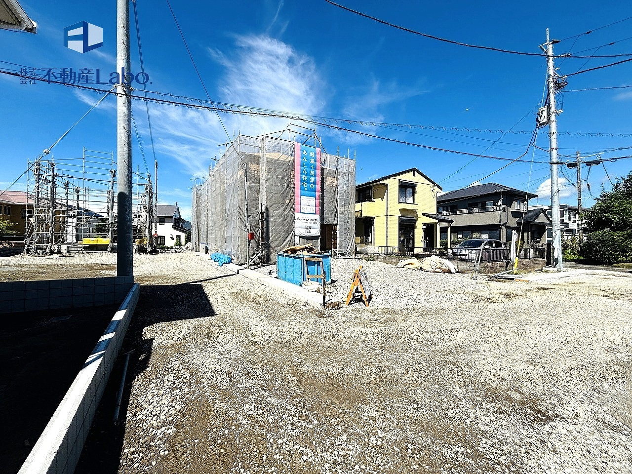 クレイドルガーデン　沼津市大岡　第34　全4棟の前面道路含む現地写真