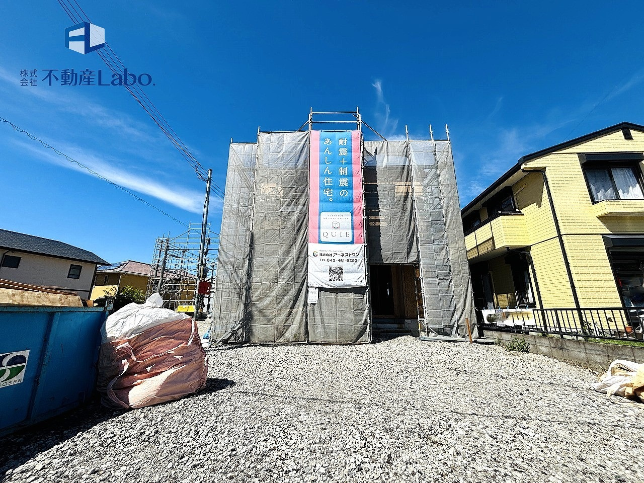 クレイドルガーデン　沼津市大岡　第34　全4棟の外観|建築が楽しみですね！各号棟、間取りが違うのでお気に入りを見つける事ができます♪