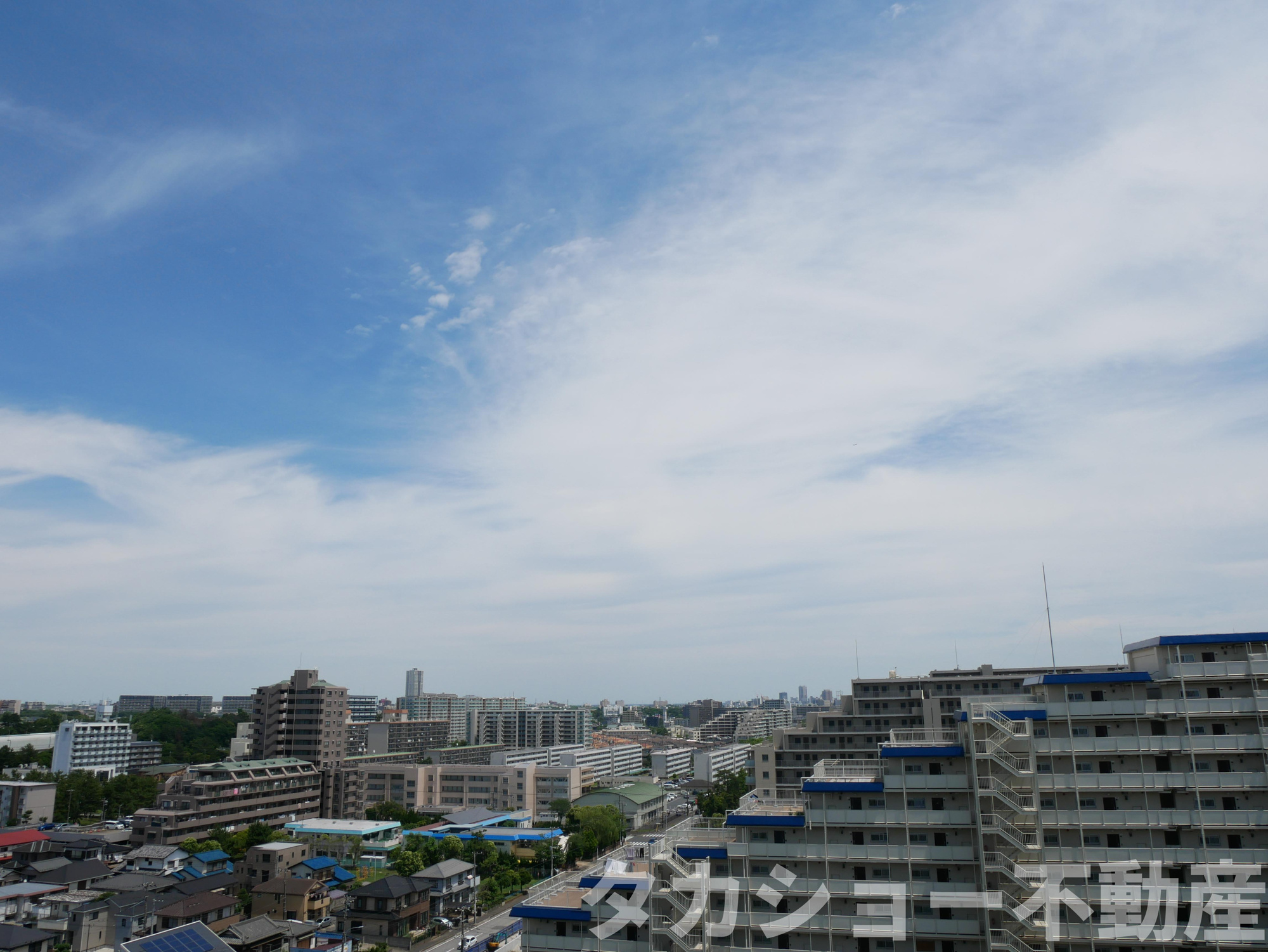東建検見川マンション　A棟の展望