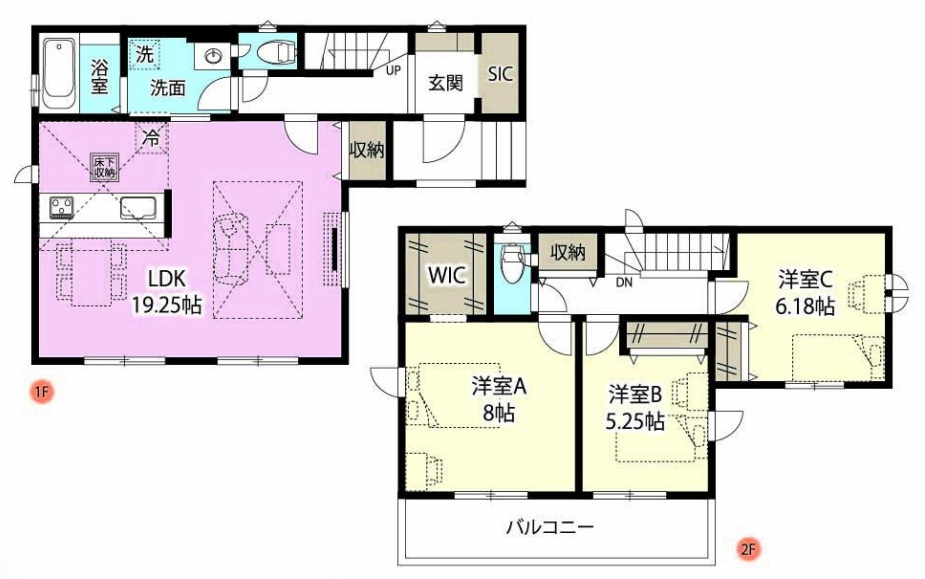 【3号棟　間取図】
