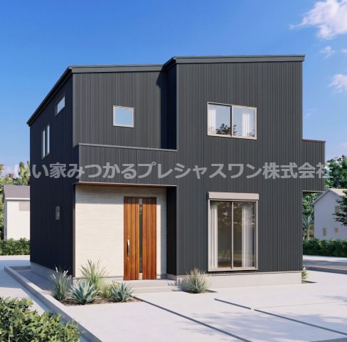 残り1棟◆３７坪◆カースペース２台◆パントリー・SIC・WIC～田谷町　新築戸建～の外観|業務スーパーまで徒歩５分！小学校も徒歩４分圏内でお子様の通学も安心の距離です。２０２６年３月完成予定です。ぜひ現地をご確認ください♪