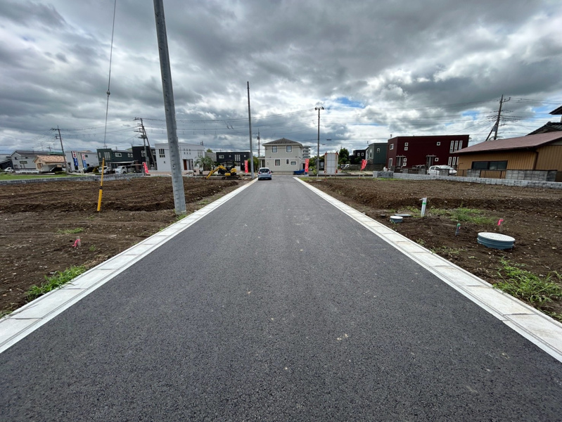 分譲地内開発道路現地写真（2026/09/05撮影）
