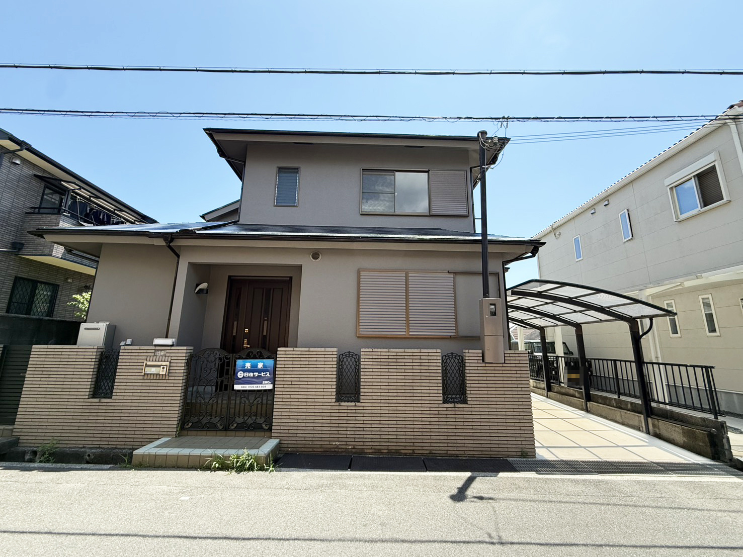 茨木市西安威１丁目中古戸建の外観|住友林業施工の家