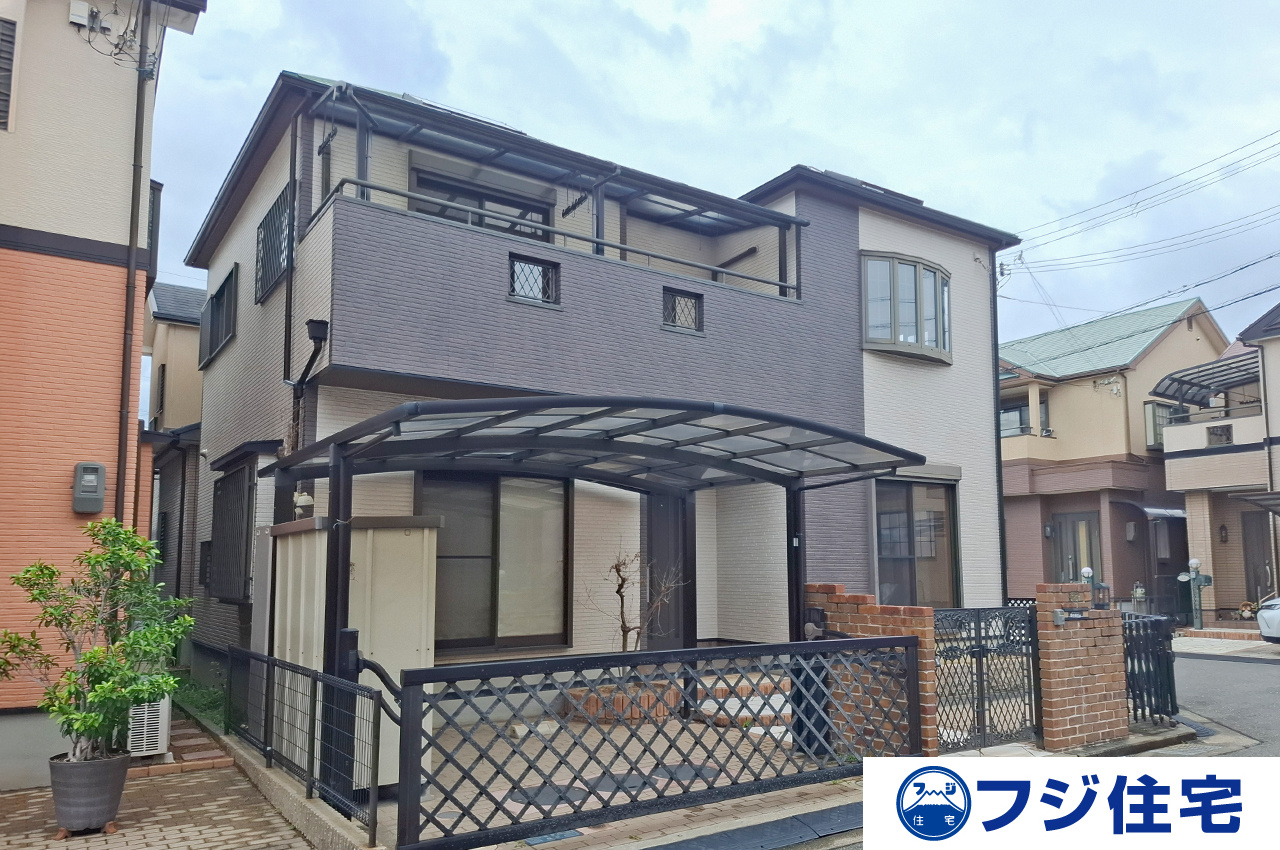 貝塚市堀2丁目の外観|外観（カーポート・カーゲート・物置・花壇撤去前）