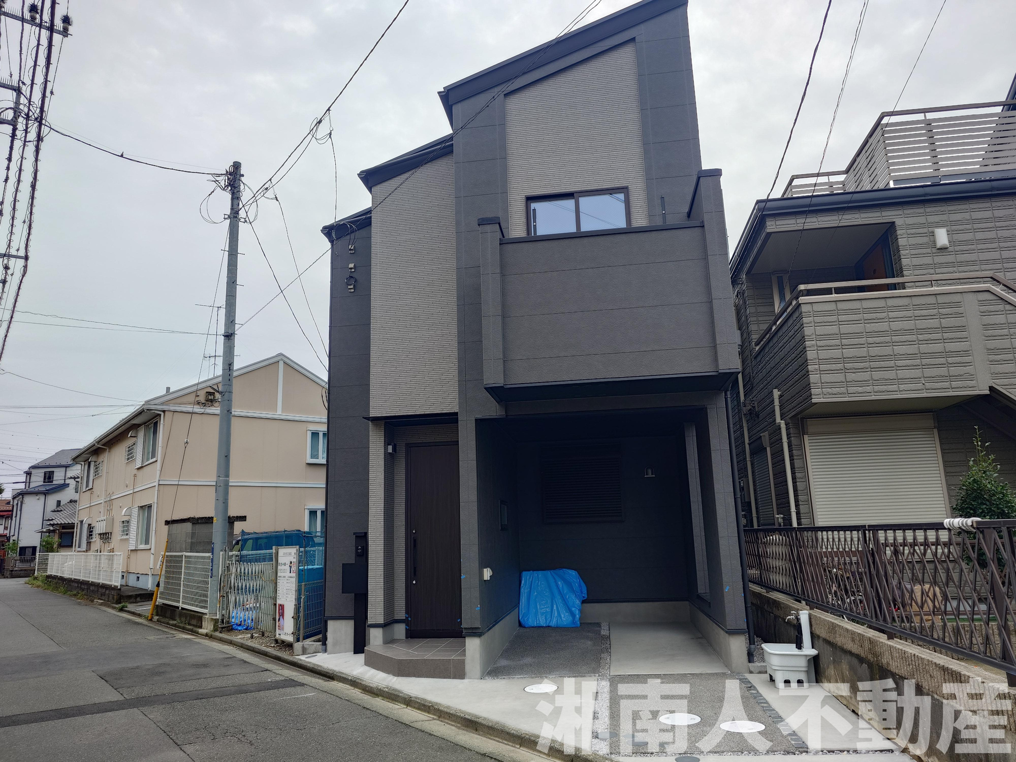 平塚市中堂８付近新築戸建ての外観|外観です