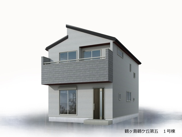 【1号棟　完成予想図】