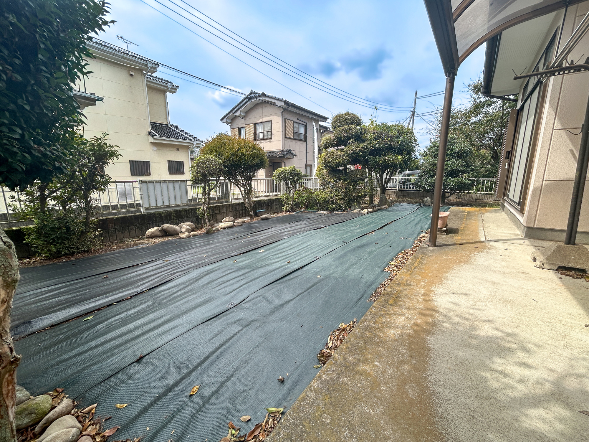 前橋市富士見町1期　中古物件の庭|お庭での家庭菜園・ガーデニングを通じて、お子様と一緒に育てていくと、思い出も増えていきそうですね♪