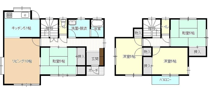 前橋市富士見町1期　中古物件の間取り|◇土地75.95坪　建物99.97坪◇