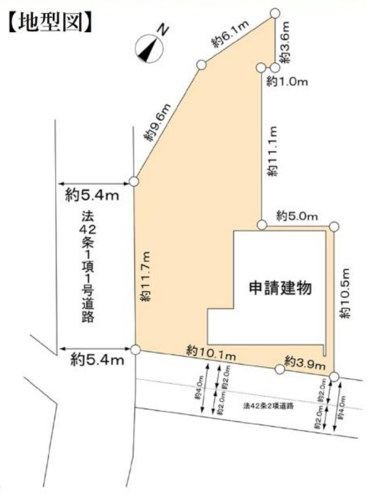 横浜市西区老松町 新築戸建て【仲介手数料無料】の区画図