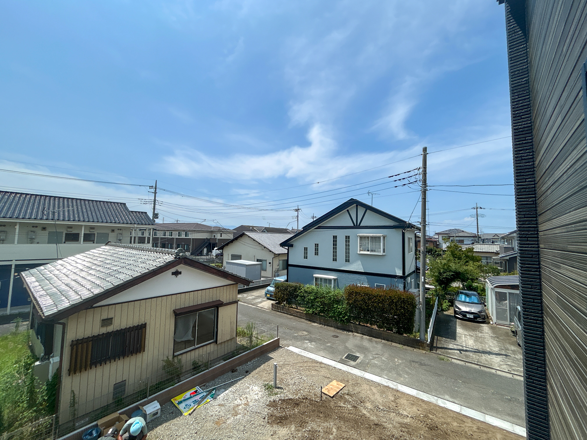 佐波郡玉村町板井第3期　新築住宅全1棟の展望|見晴らしの良い眺望は開放感たっぷり♪