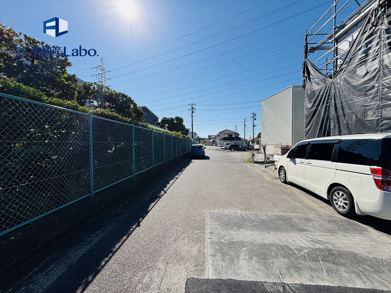クレイドルガーデン　　富士市中之郷　第6　　全1棟の外観|南東道路になりますので、建物全体で朝日を受け止めます♪
