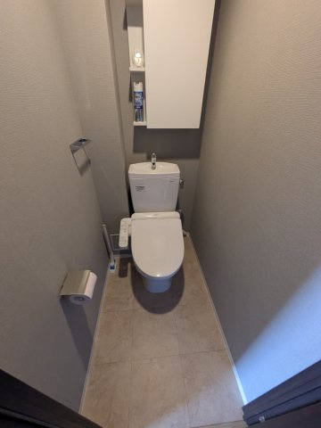 シティテラス鶴見緑地公園のトイレ|落ち着いたトイレです
