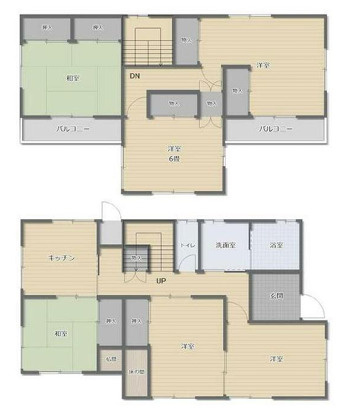 平塚市諏訪町　中古戸建　の間取り