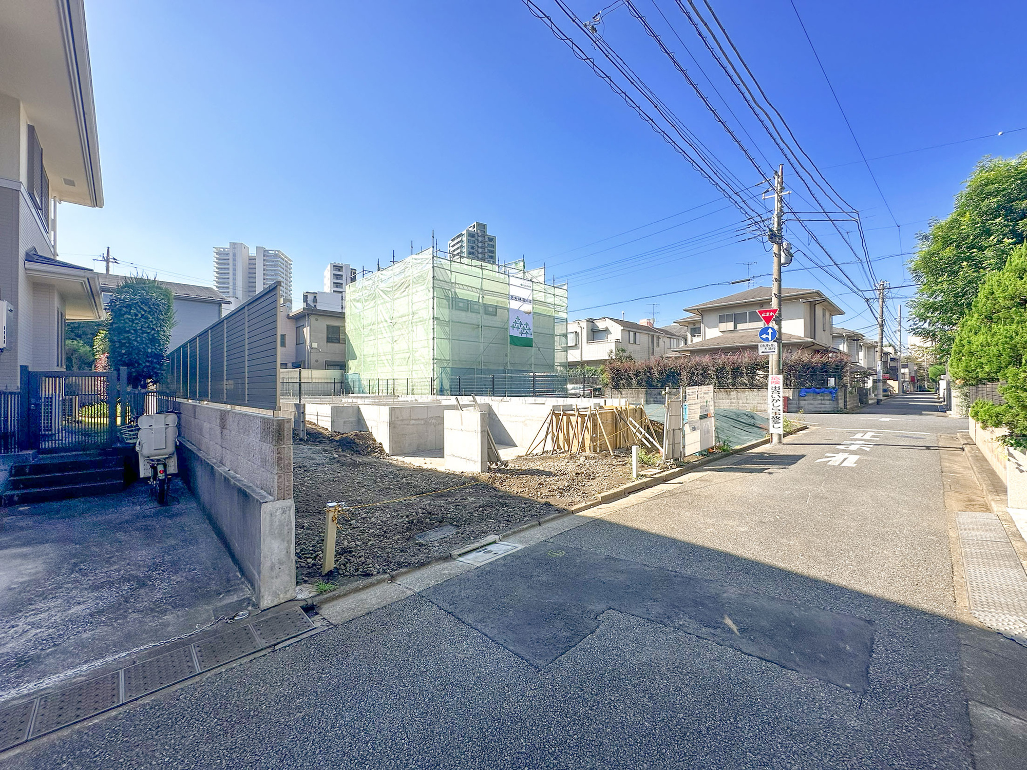 新築分譲［ミラクラス東大泉IV］　の前面道路含む現地写真|現地写真（2026年10月撮影）