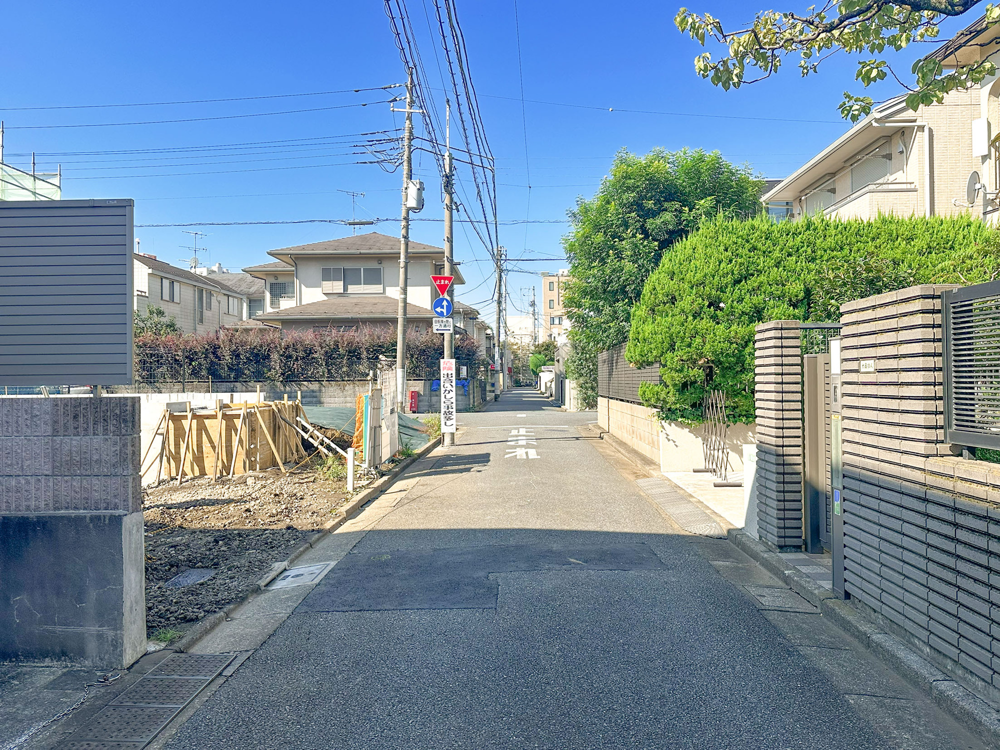 新築分譲［ミラクラス東大泉IV］　の前面道路含む現地写真|現地写真（2026年10月撮影）