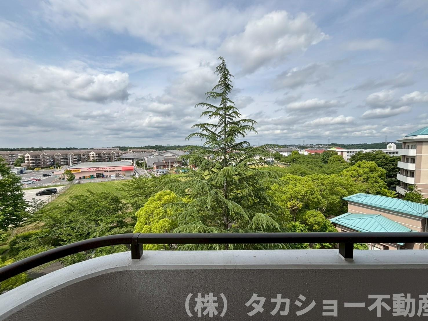 ウッドパークちはら台B棟の展望