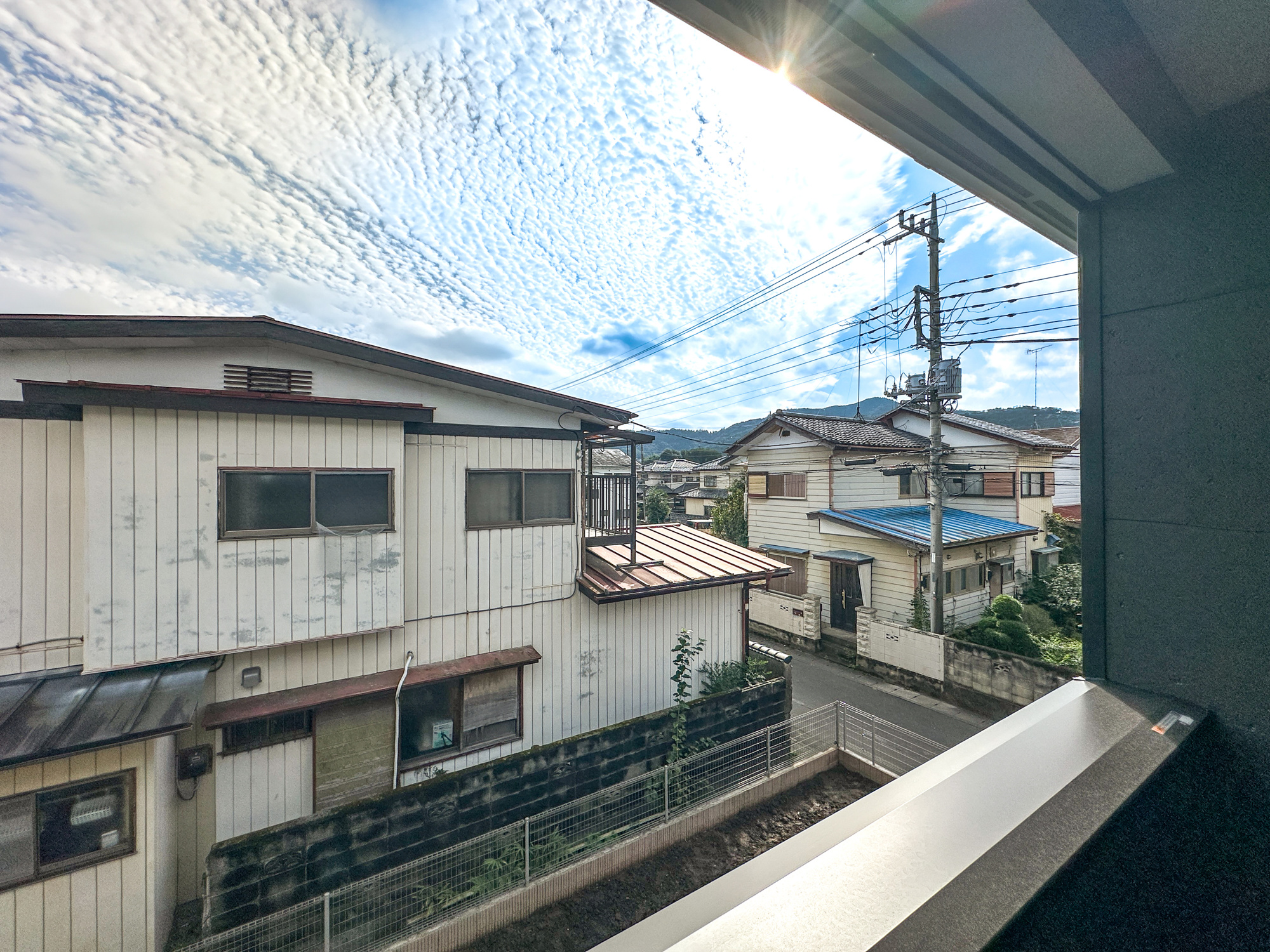 栃木市薗部町４丁目の新築一戸建の展望|隣地との距離が確保されているので開放感のある眺望♪