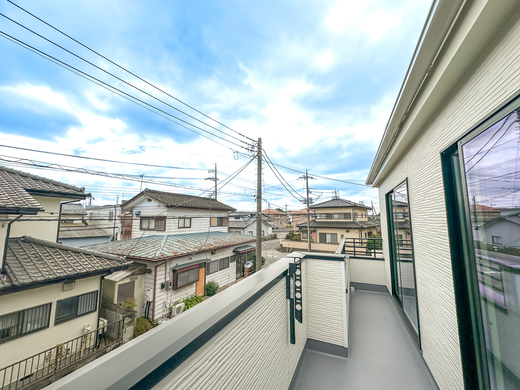 宇都宮市針ヶ谷町の新築一戸建の展望|隣地との距離が確保されているので開放感のある眺望♪