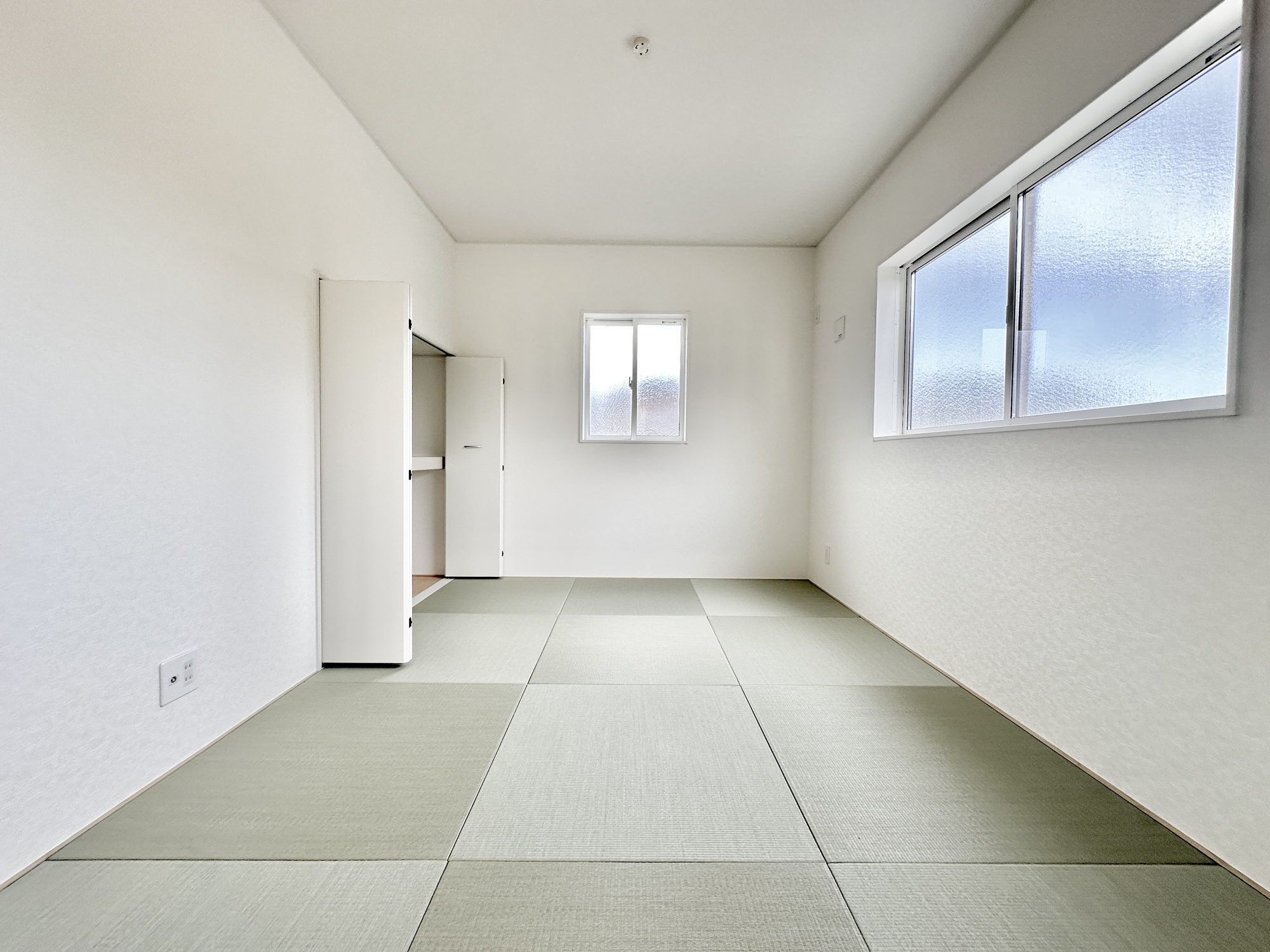 那須塩原市若草町の新築一戸建の和室|洋室畳敷き、畳があることにより客間や落ち着いた空間になります。