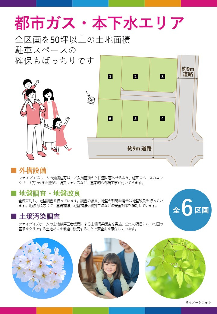 【深谷市上柴町東２丁目　区画図】