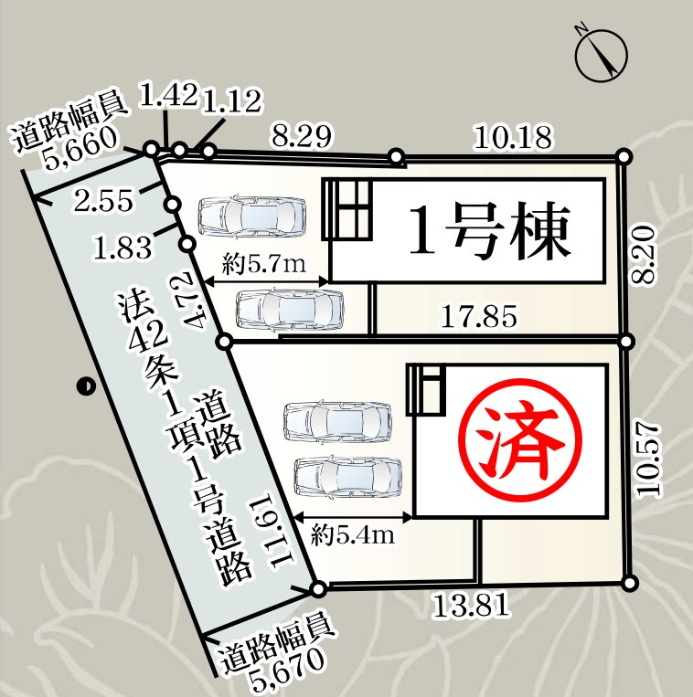 クレイドルガーデン　富士宮市北町第2　全2棟の区画図|最終1棟の販売です！