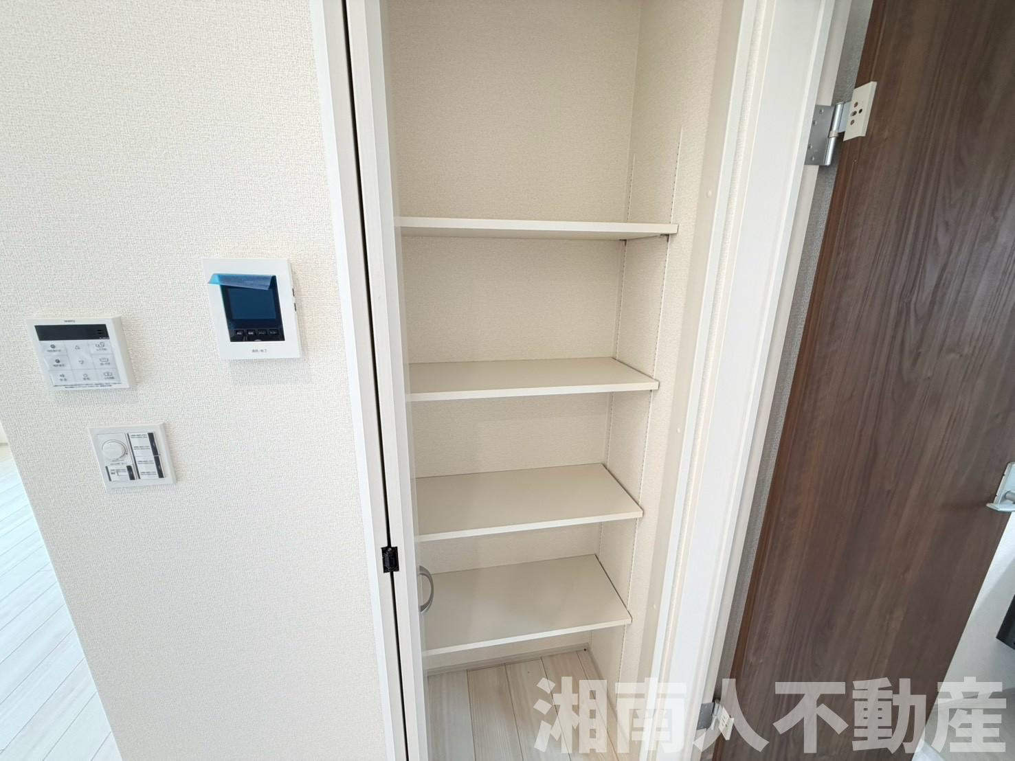 茅ケ崎市浜須賀７－２６付近新築戸建ての収納|たっぷりとした収納スペースです