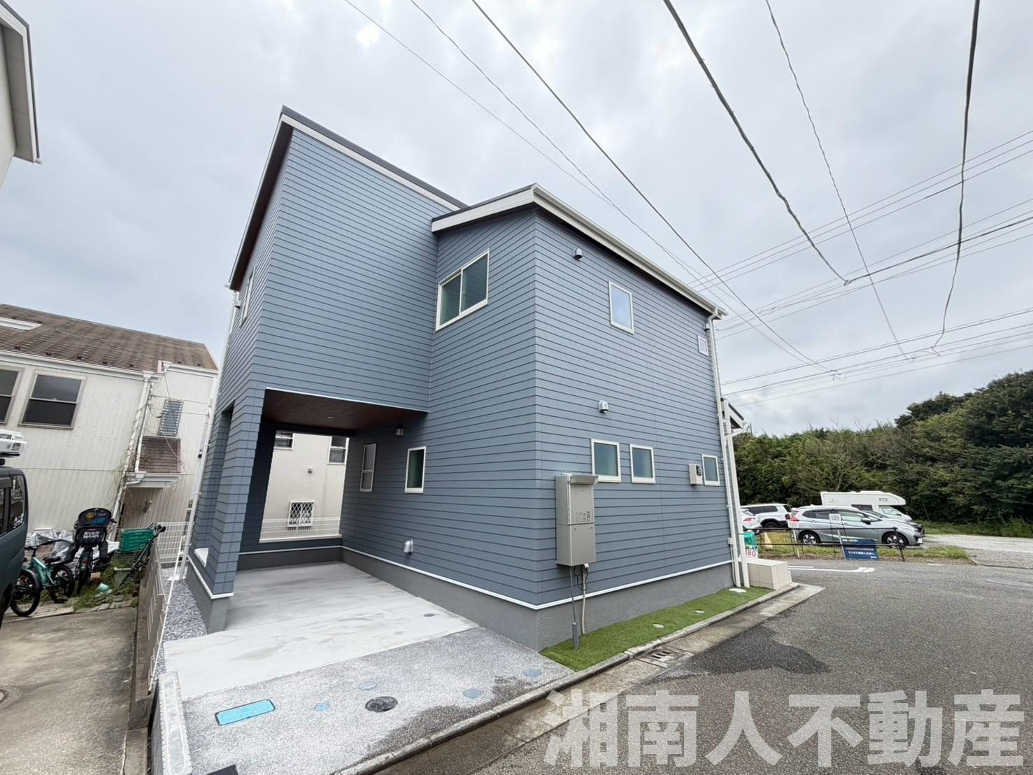 茅ケ崎市浜須賀７－２６付近新築戸建ての外観|きれいな外観です