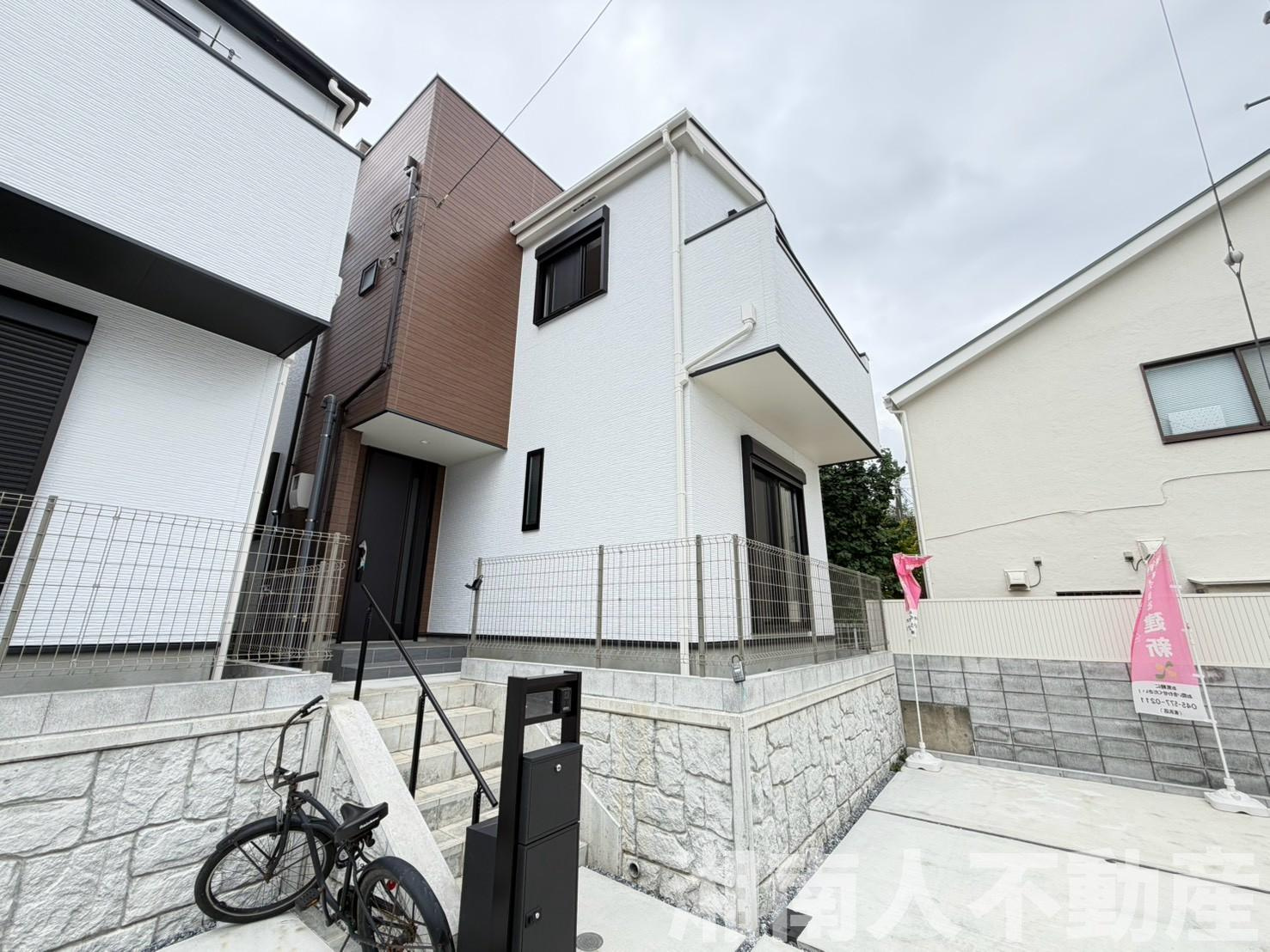 茅ケ崎市浜須賀６９９７－２９６新築戸建ての外観|外観は落ち着いています