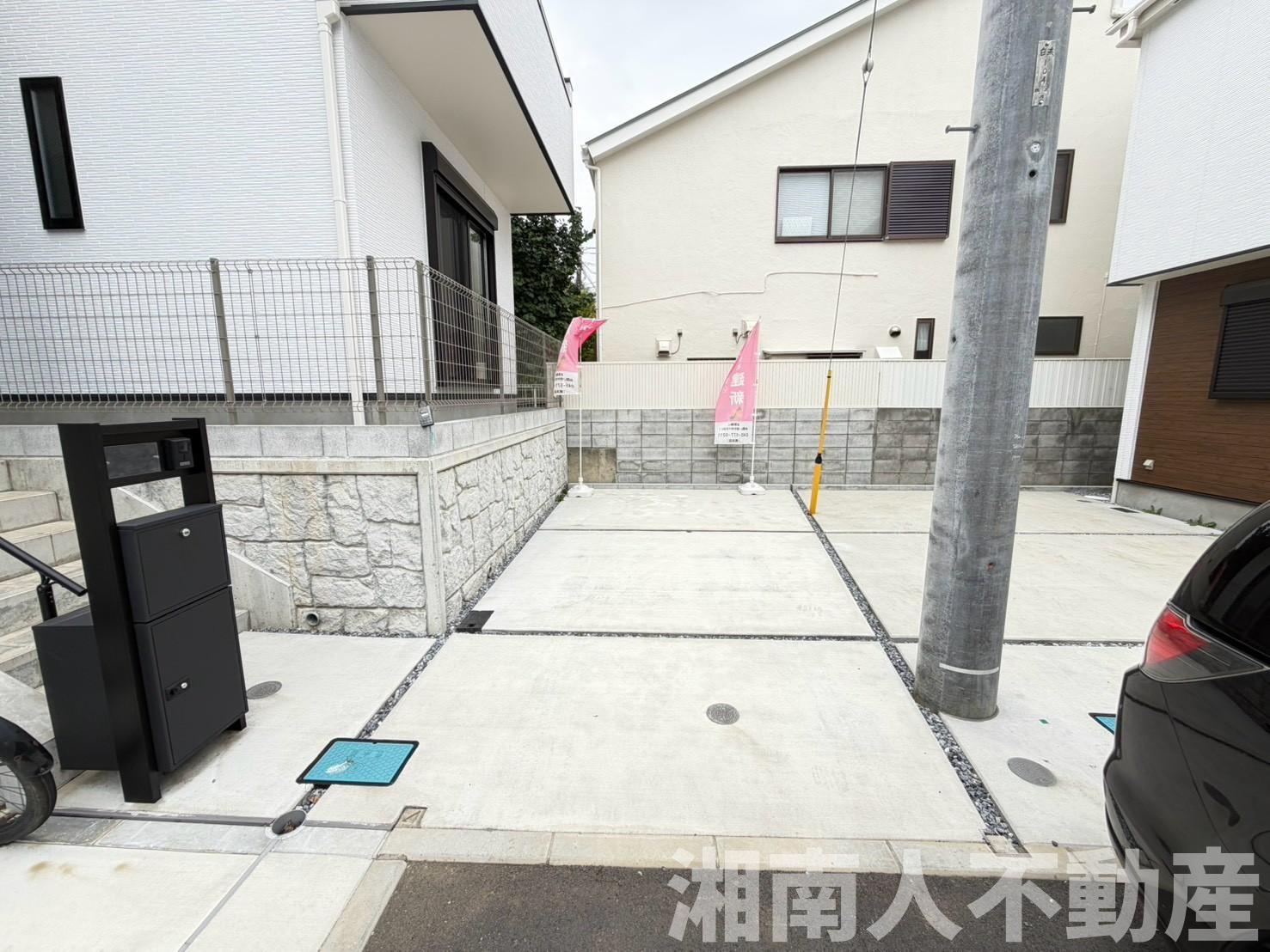 茅ケ崎市浜須賀６９９７－２９６新築戸建ての駐車場|駐車スペースもあります