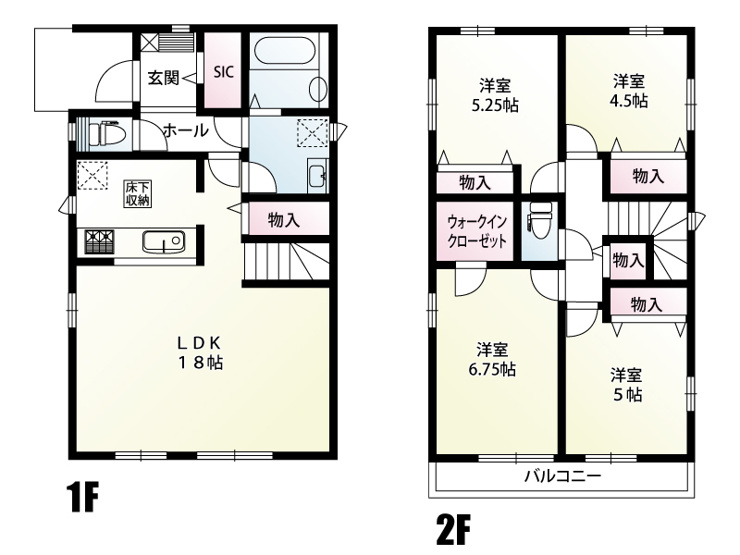 春日部市一ノ割　新築一戸建て　D号棟