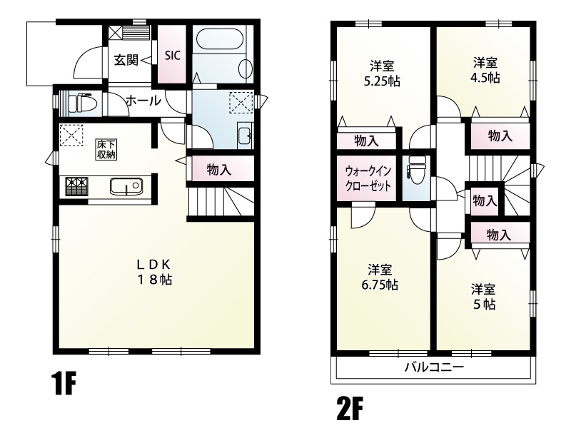 春日部市一ノ割　新築一戸建て　D号棟
