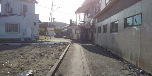 南房総市千倉町平舘の売地の前面道路含む現地写真