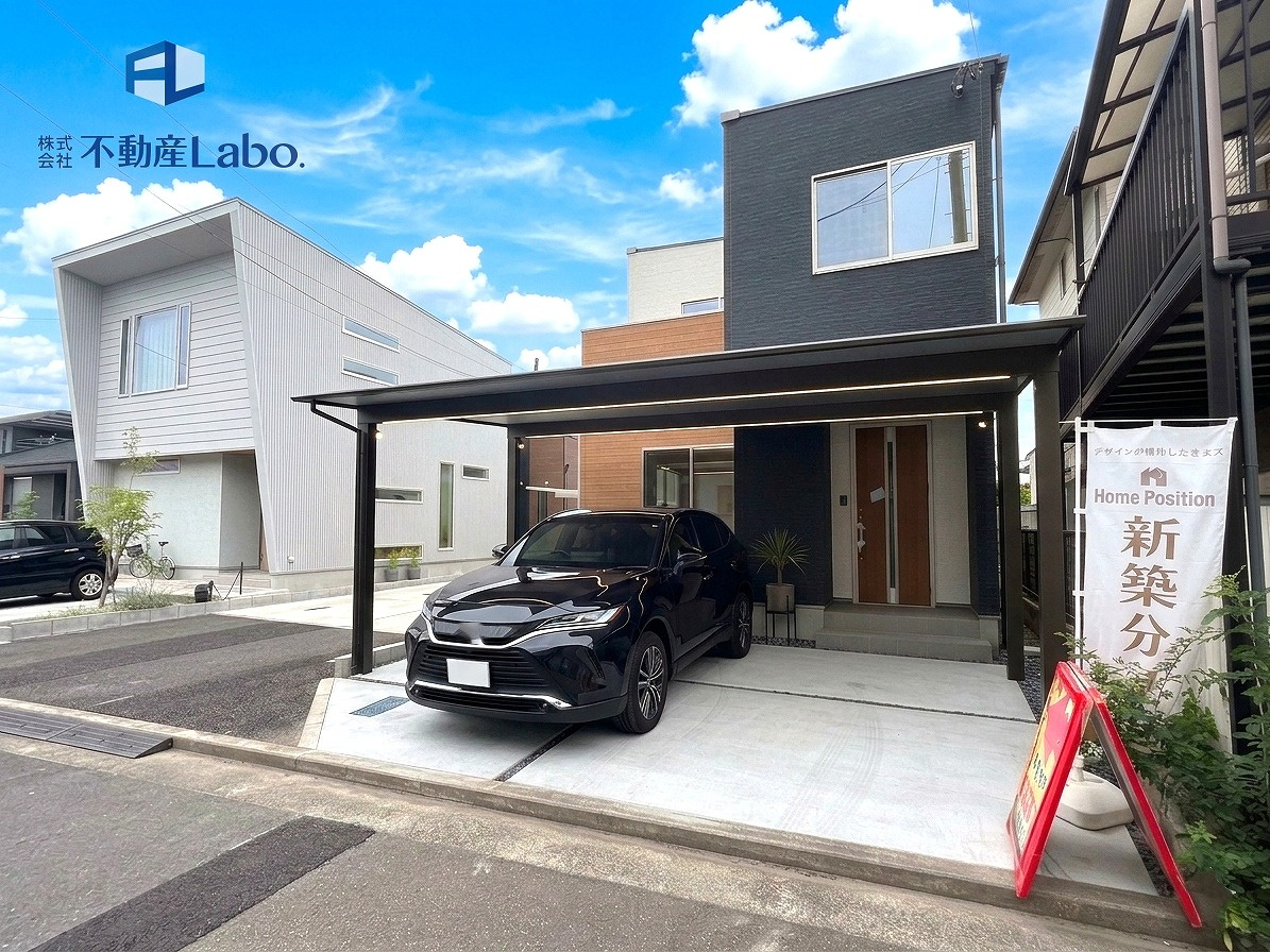 駿河区　東新田二丁目11期　全1棟のその他|●外構CG● 外観写真のカーポート、車はCGでイメージとなります。別途、追加工事でカーポートの設置も可能です♪