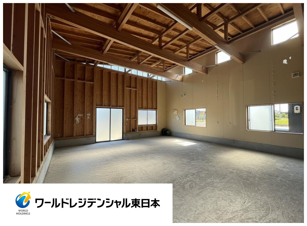 多賀城市宮内一丁目工場の内装|※室内の写真は、AI処理により家具家電・小物等を消去したイメージ画像です。実際の室内状況とは異なります。