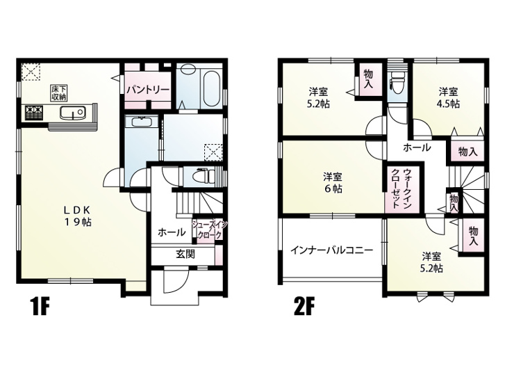 杉戸町清地　新築戸建　全3棟　2号棟　