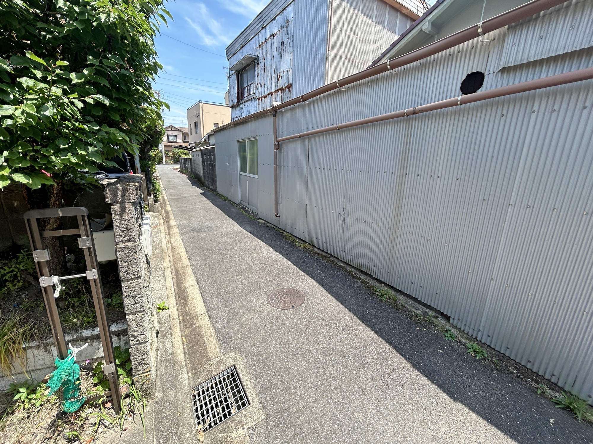 【ご成約済】中川区赤星二丁目の前面道路含む現地写真|現地（2025.06中旬）撮影