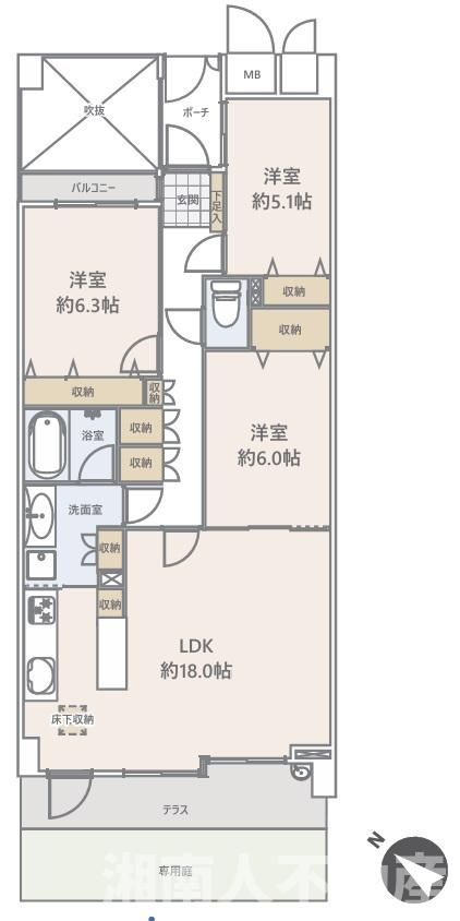 京急シティ逗子海岸の間取り
