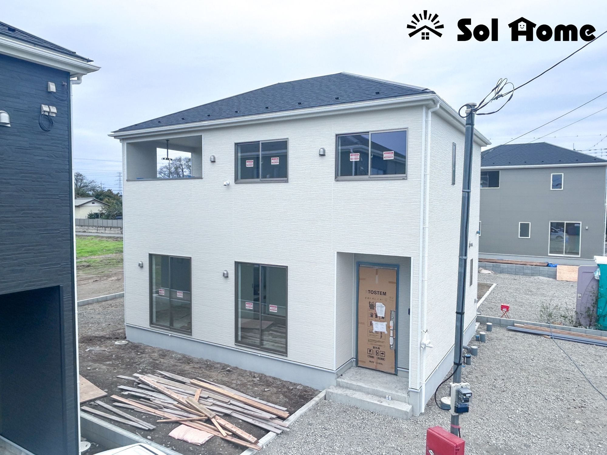 前橋市堀之下町第1　新築住宅全4棟の外観|◆本日のご案内も大歓迎です♪◆ 図面や写真では分からない部分を不動産のプロが丁寧にご説明いたします！！ソルホームはいつでもお問い合わせをお待ちしております♪