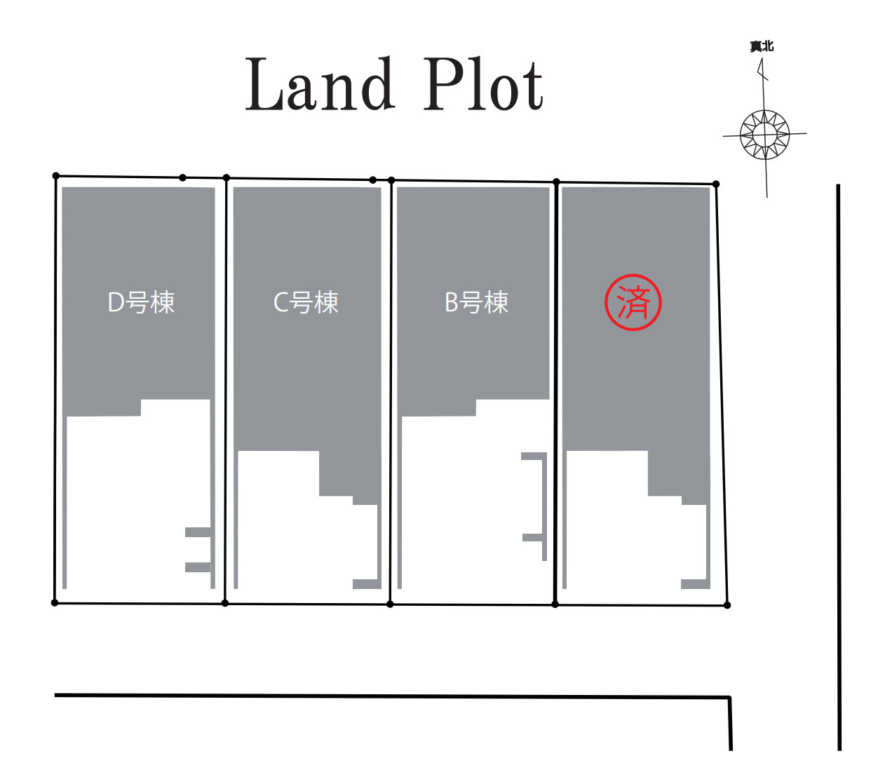 横浜市鶴見区向井町1丁目 新築戸建て【仲介手数料無料】の区画図