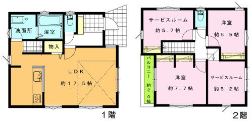 茅ヶ崎市西久保　新築戸建　全４棟の間取り